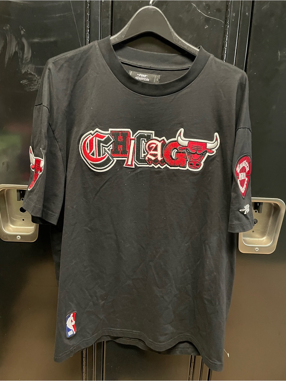 Chicago Bulls Black Short Sleeve Graphic Tee by Pro Standard